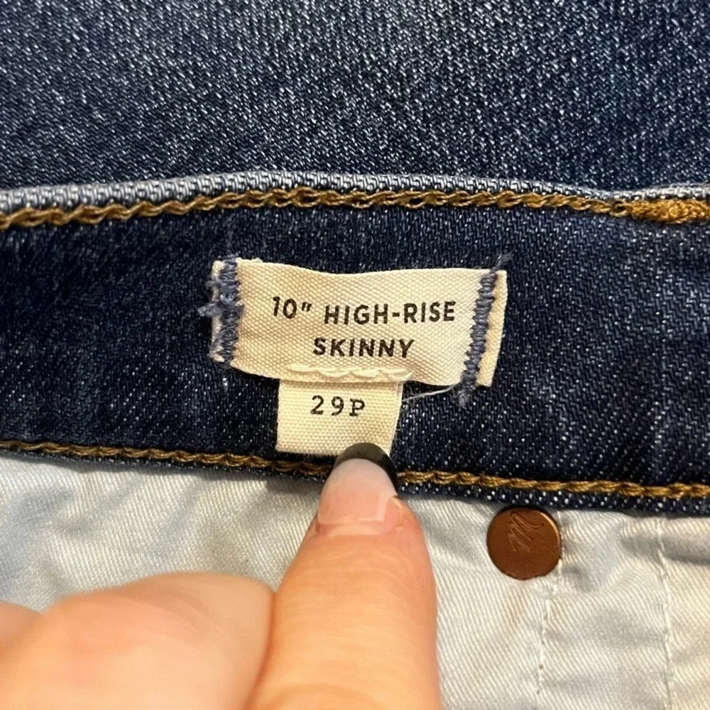 MADEWELL 10” High Rise Skinny Jeans